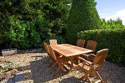 Dining table at pool