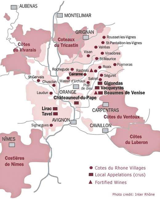 Southern Côtes du Rhône